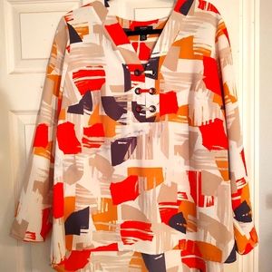 16W Alfani 3/4 Sleeve Blouse